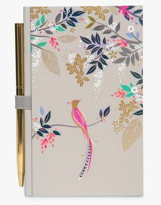 Caderno e caneta para pássaros decorativos Sara Miller
