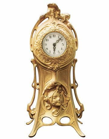 Relógio de estilo Art Nouveau